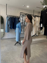 MOS THE LABEL - WISTFUL KNIT TURTLENECK MIDI DRESS